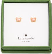 Kate Spade New York Stone Butterfly Stud Earrings
