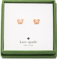 Kate Spade New York Stone Butterfly Stud Earrings