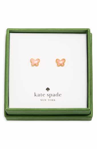 Stone Butterfly Stud Earrings