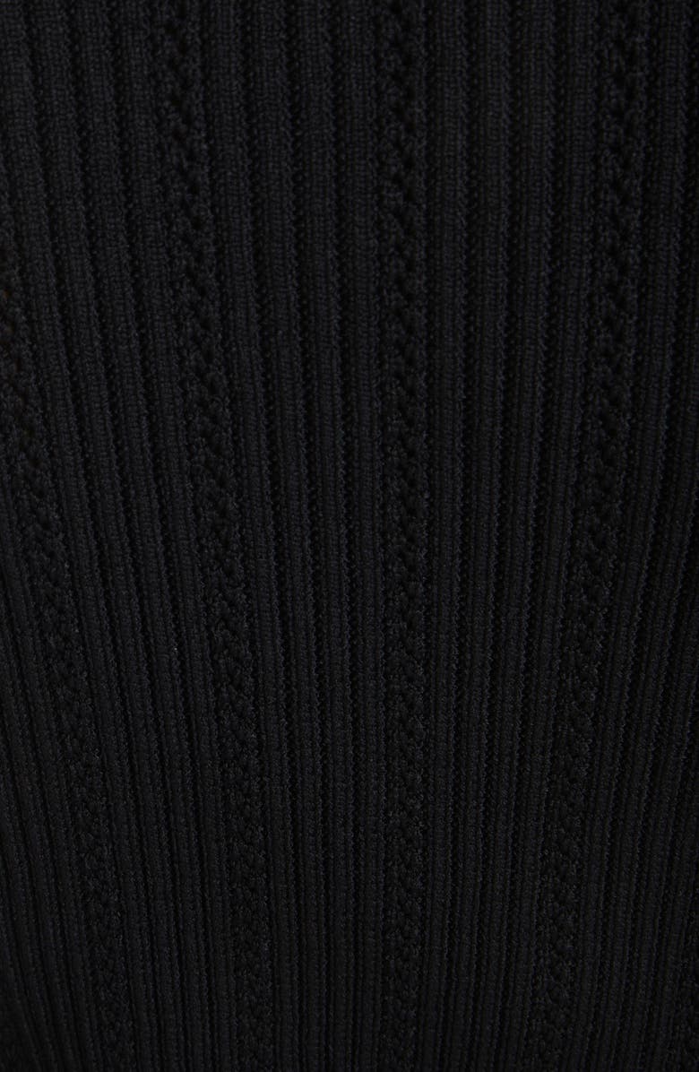 Balmain 3-Button Crop Sleeveless Sweater, Alternate, color, 