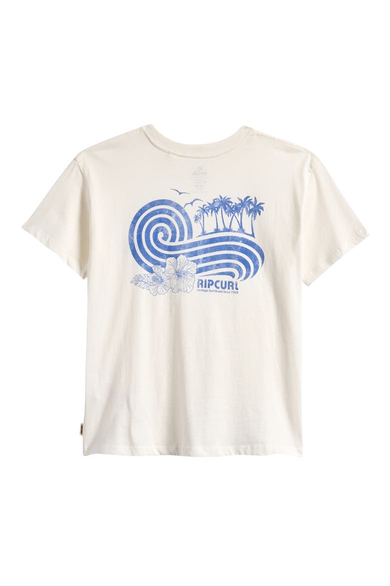 Kids' Ocean Break Graphic T-Shirt, Alternate, color, BONE