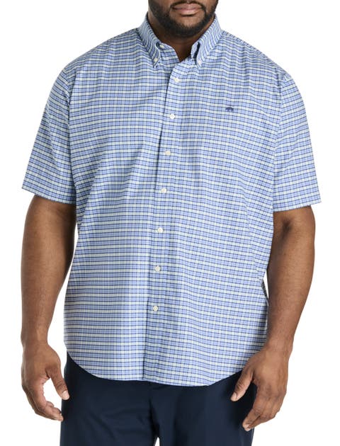 Big & Tall  Non-Iron Multi Plaid Sport Shirt