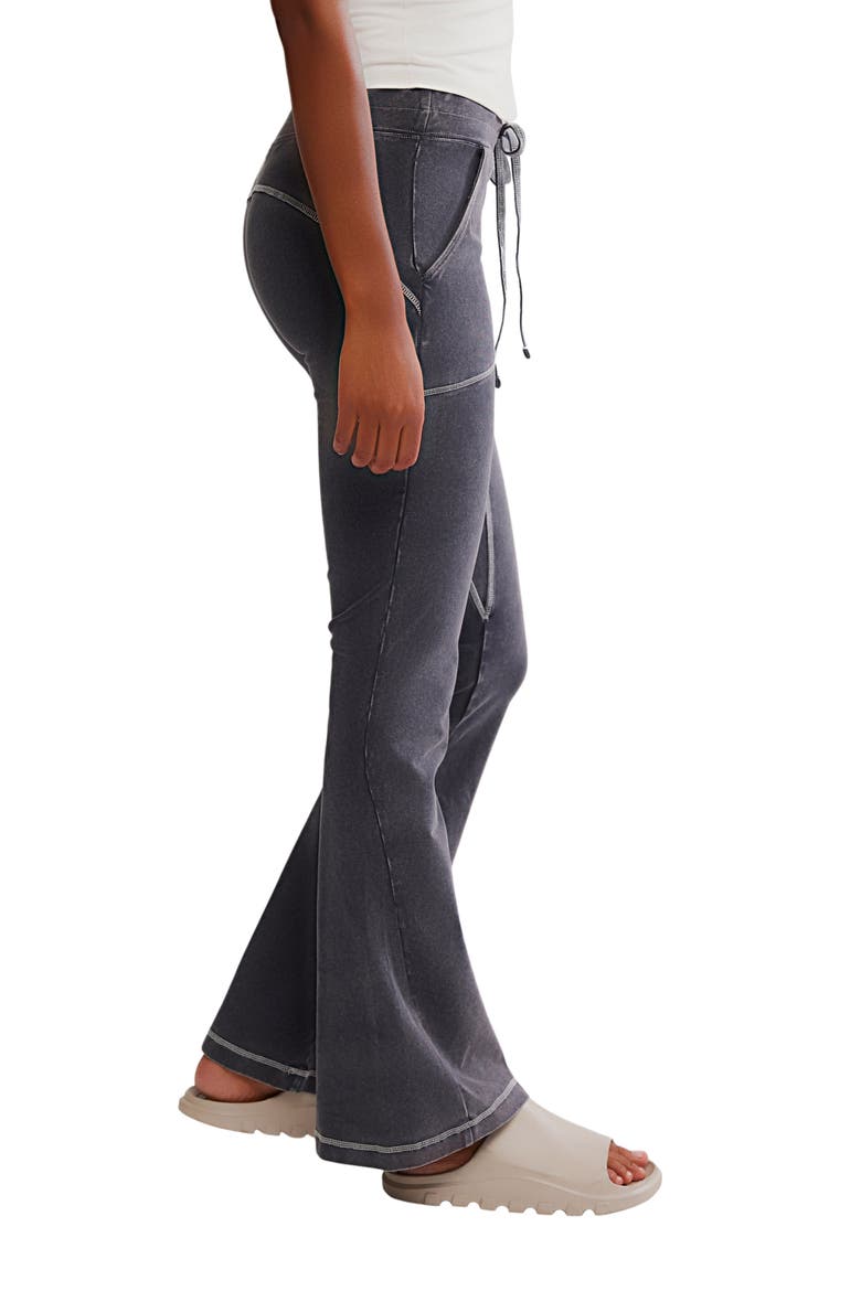FP Movement New Flow Flare Leggings, Alternate, color, BLACK