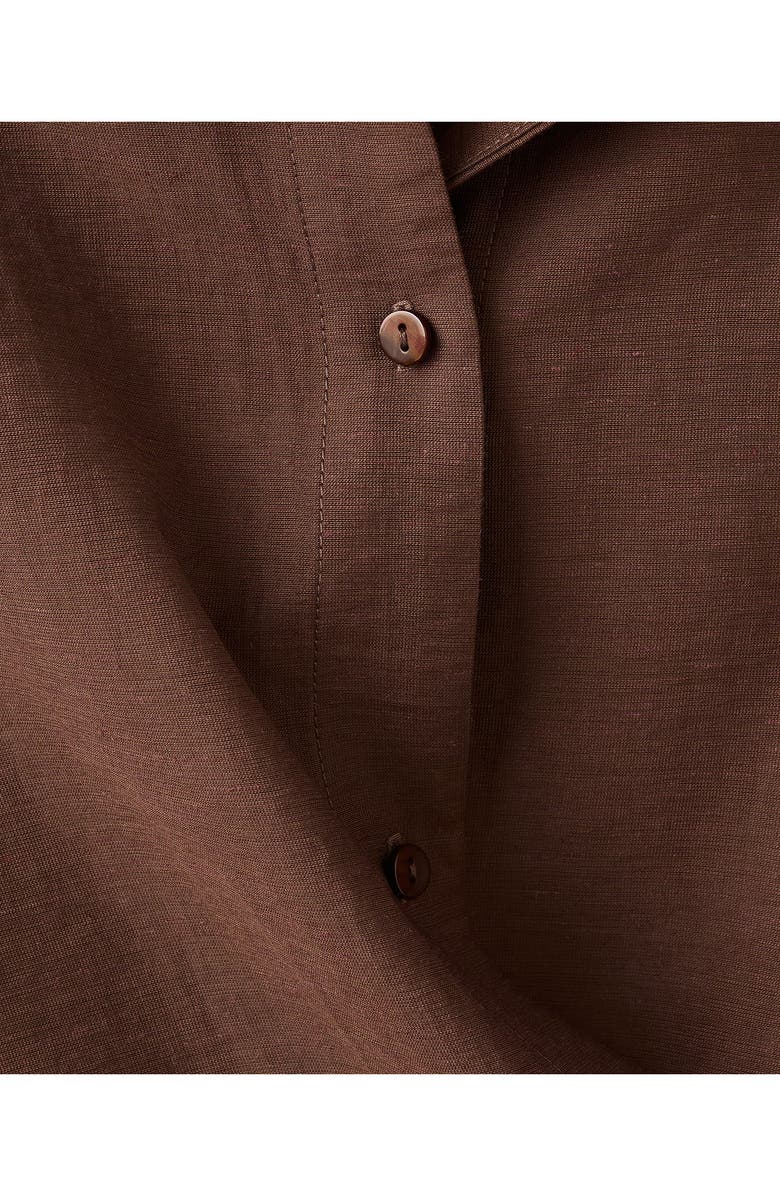 MANGO Long Sleeve Wrap Shirt, Alternate, color, 