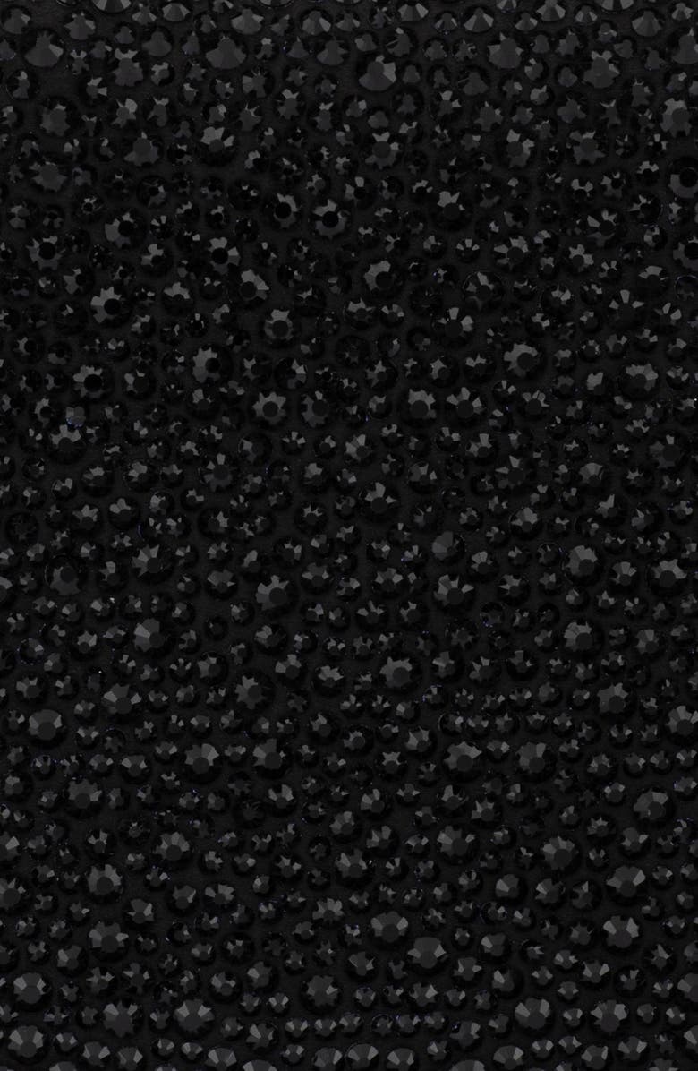 Olga Berg Hattie Crystal Shoulder Bag, Alternate, color, Black