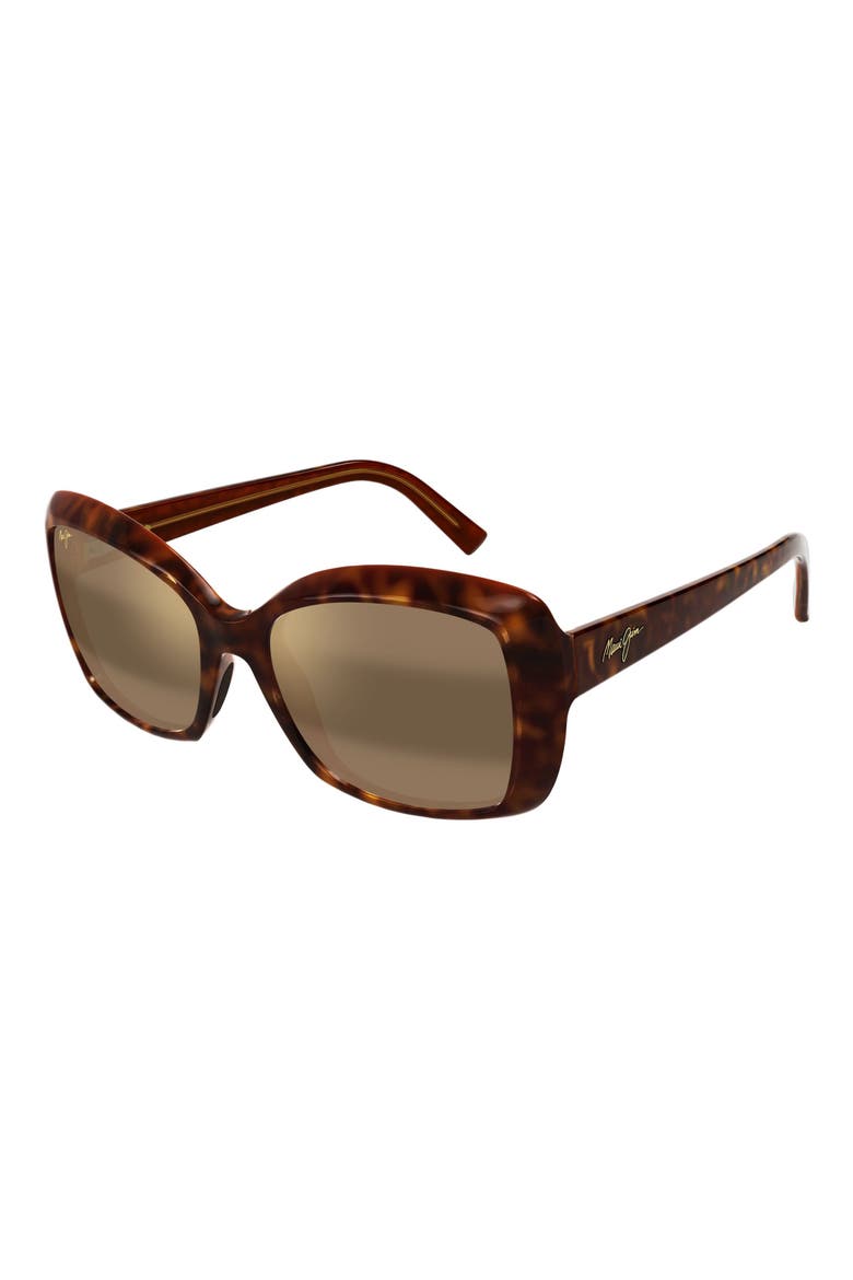 Orchid 57mm PolarizedPlus2® Square Sunglasses, Alternate, color, TORTOISE