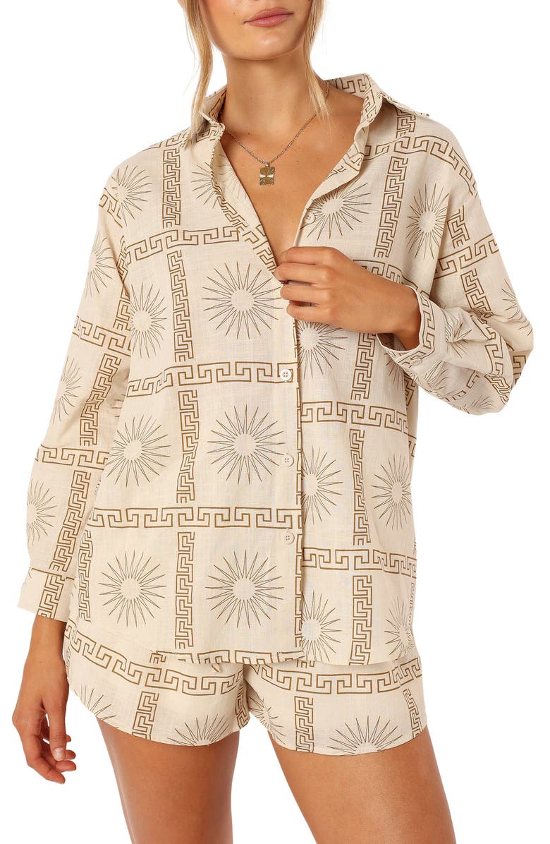 Petal & Pup Penny Geo Print Top & Shorts, Alternate, color,