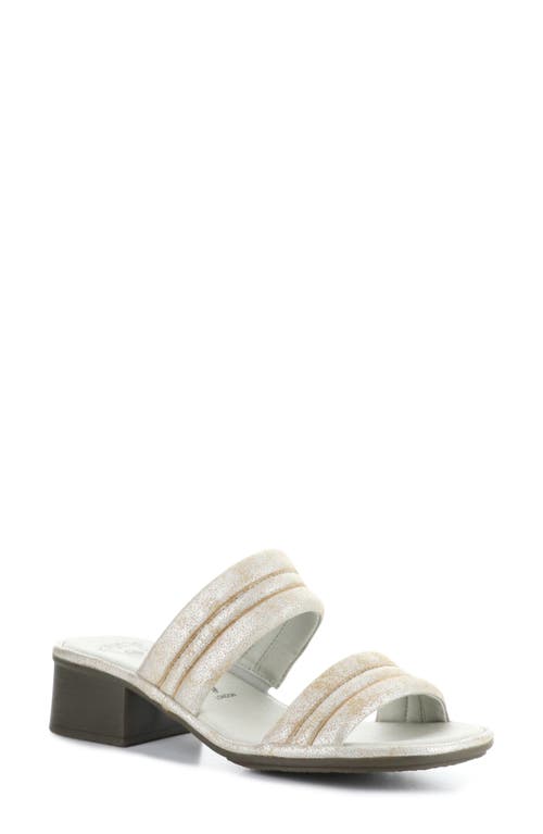 Fly London Eity Block Heel Sandal In 001 Pearl