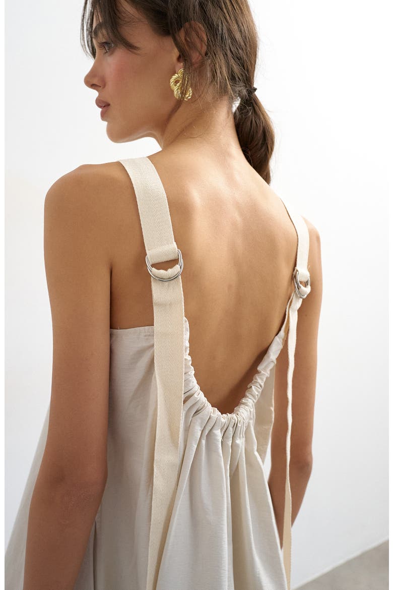 Scoop Back Maxi Dress, Alternate, color, BEIGE