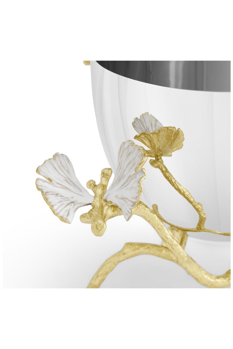 Butterfly Ginkgo Nut Bowl, Alternate, color, SILVER/ GOLD