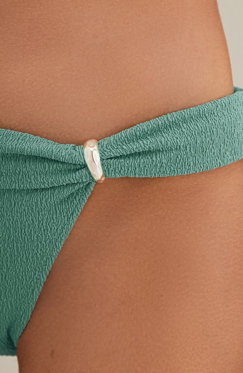 Vix Swimwear Firenze Bia Tube Solid Bikini Bottoms In Blue