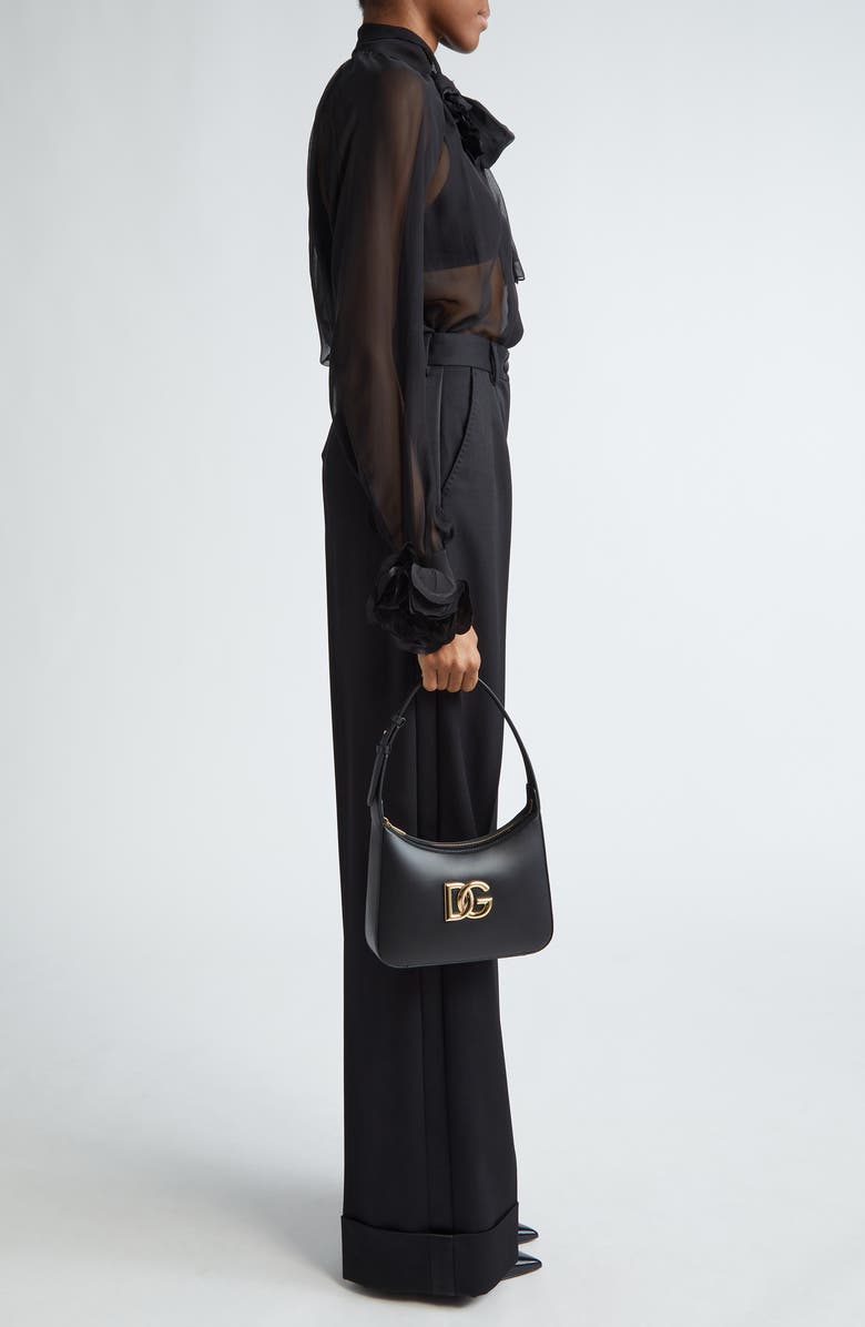 Dolce&Gabbana Small 3.5 Leather Shoulder Bag, Alternate, color,