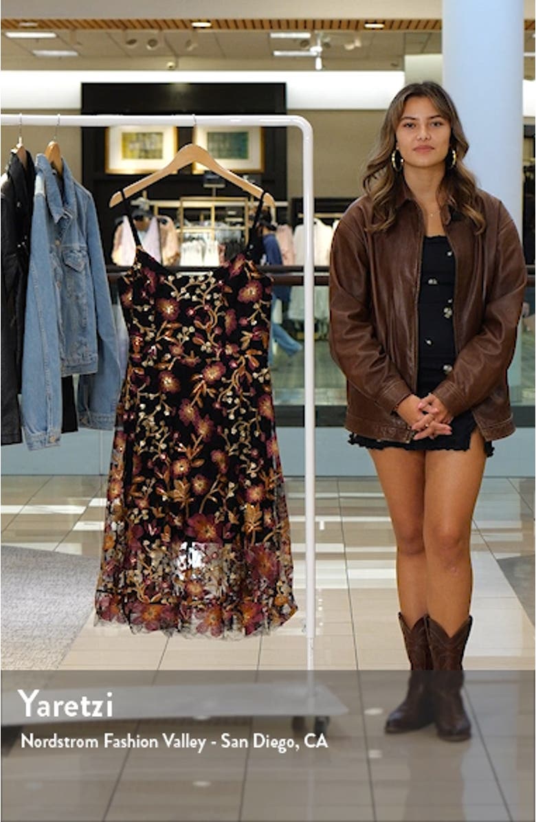 Uma Floral Embroidered Lace Dress, sales video thumbnail