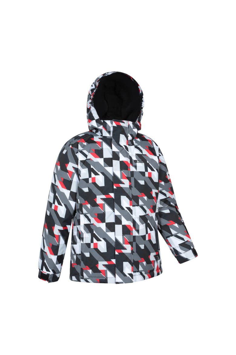 Childrens/Kids Mogal Geometric Ski Jacket, Alternate, color, Dark Grey