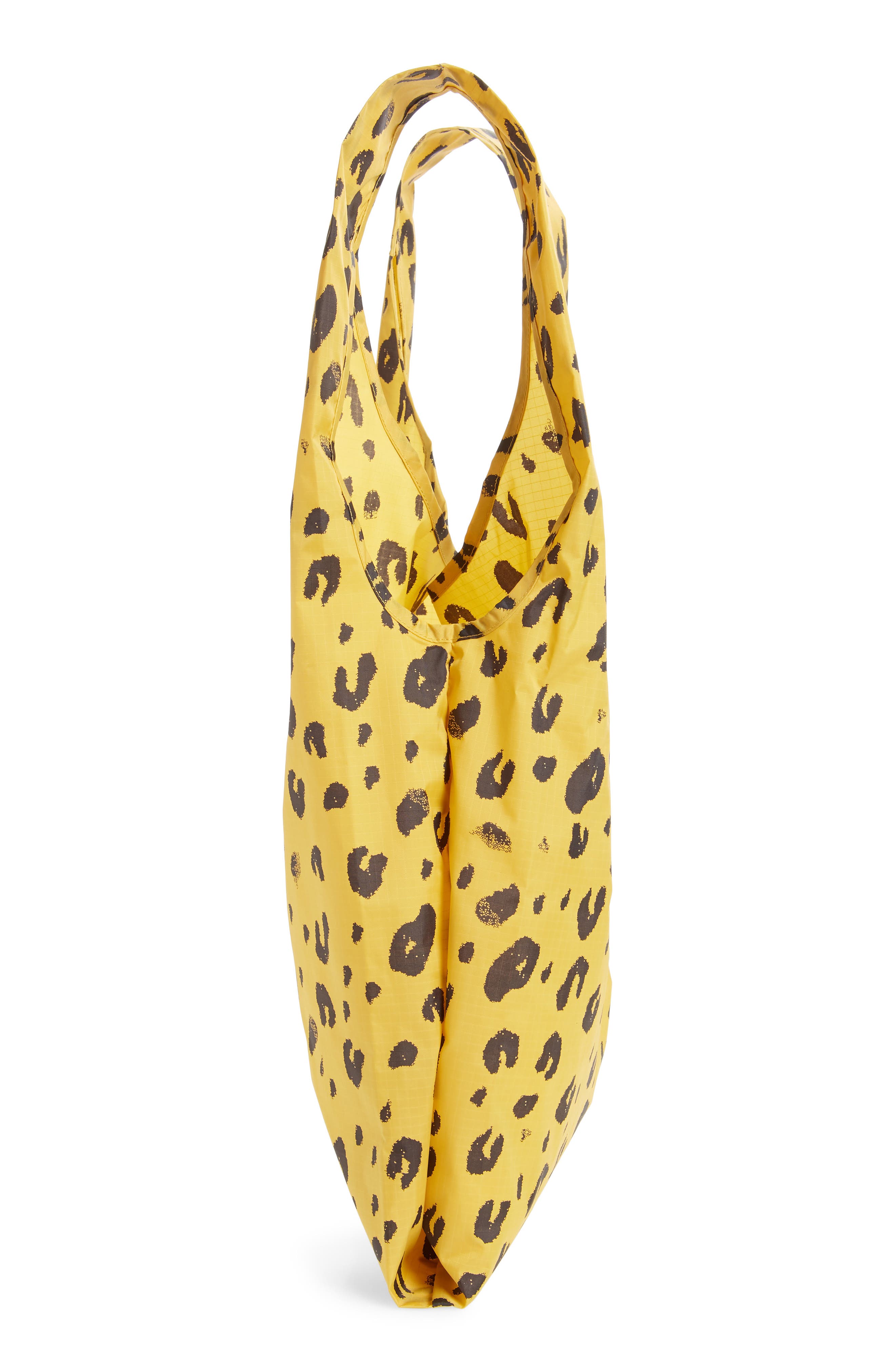 Baggu® Standard Baggu Printed Ripstop Nylon Tote, Alternate, color, LEOPARD