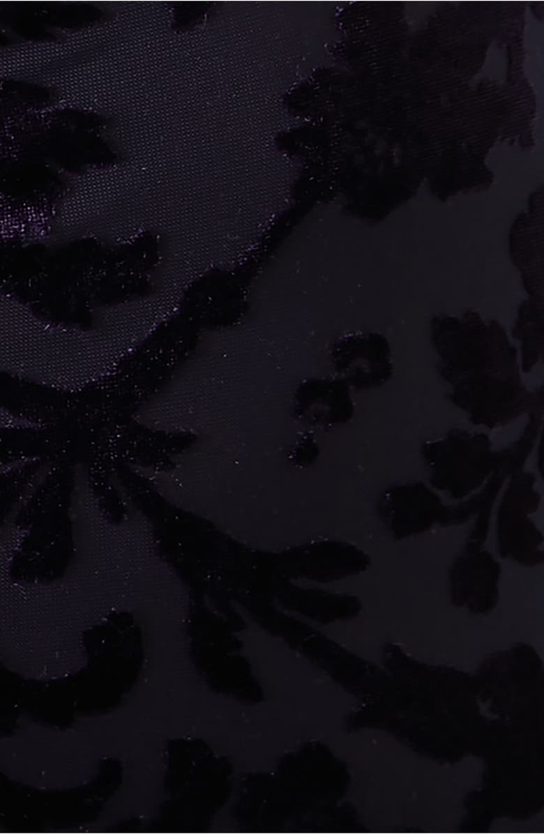 Free People Magic Hour Velvet Burnout Bodysuit, Alternate, color, 