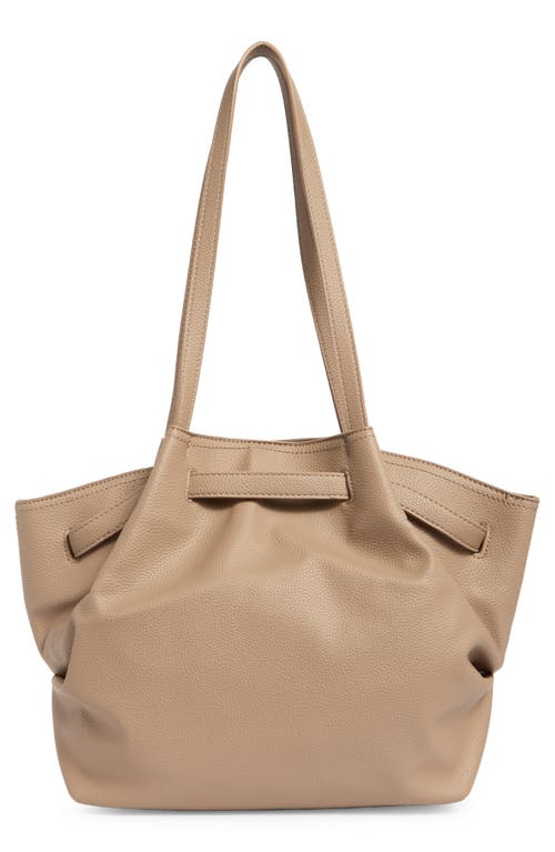 T Tahari Logo Tote In Brown