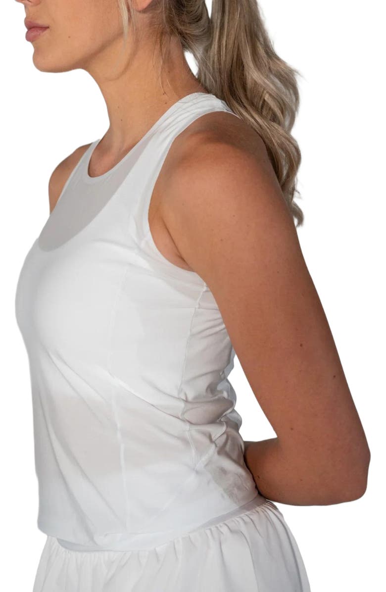 AVI Bounce-It Pickleball Tank, Alternate, color, Club White