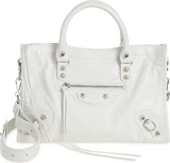 Balenciaga Small Le City Crinkle Leather Top Handle Bag | Nordstrom