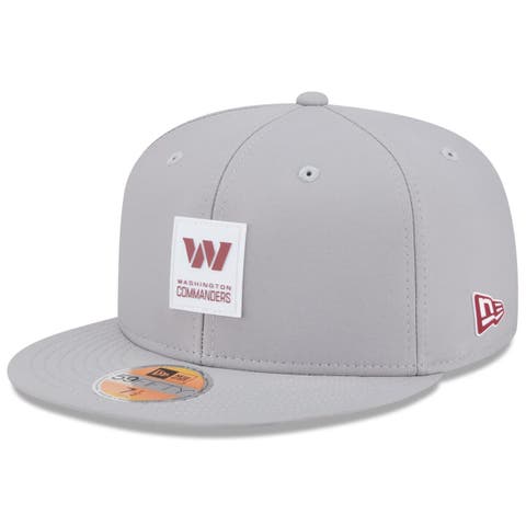 Men's New Era Gray Washington Commanders 2025 Sideline  59FIFTY Fitted Hat