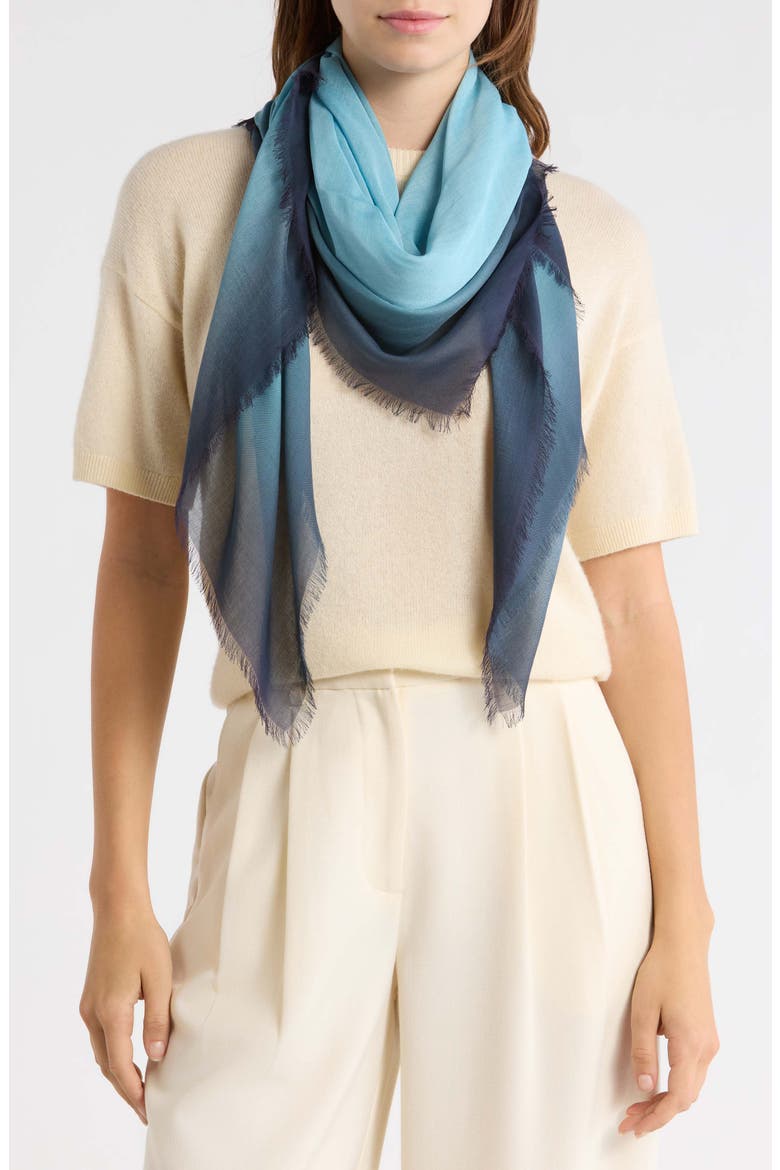 Ombré Scarf, Main, color, BLUE OMBRE