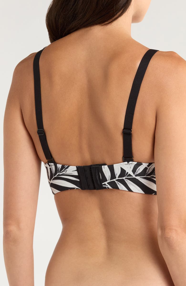 MeUndies FeelFree Longline Bralette, Alternate, color, Cool Tropics