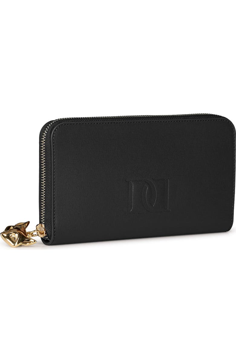 DESERI Paris Clutch, Alternate, color, Black With Strap