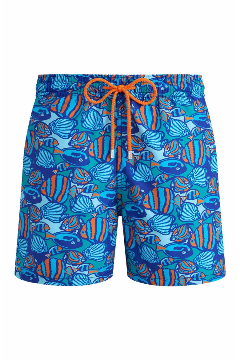 Men's Fishy Dance Swim Trunks, Alternate, color, MARRAKECH