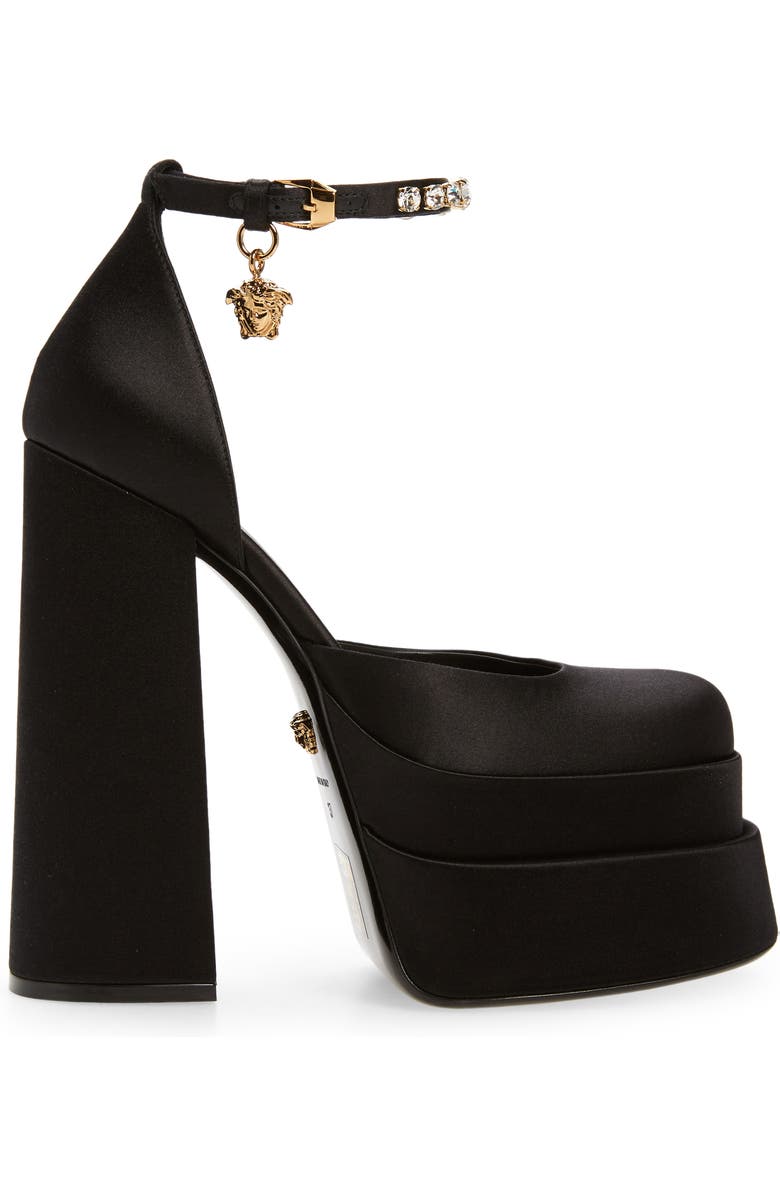Versace Medusa Platform Pump, Alternate, color,
