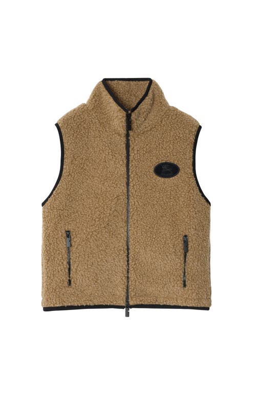 Burberry Cropped Fleece Gilet