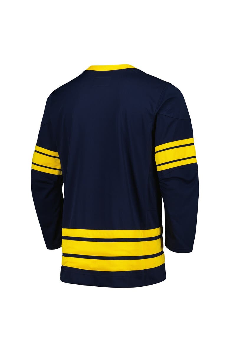 Nike Men's Nike Navy Michigan Wolverines Replica Jersey, Alternate, color, 