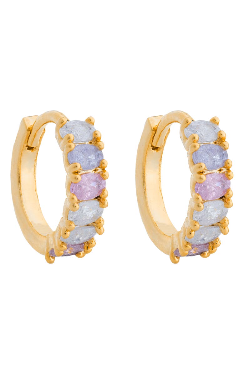 Girls Crew Dreaming About You Hoop Earrings, Main, color, Gold