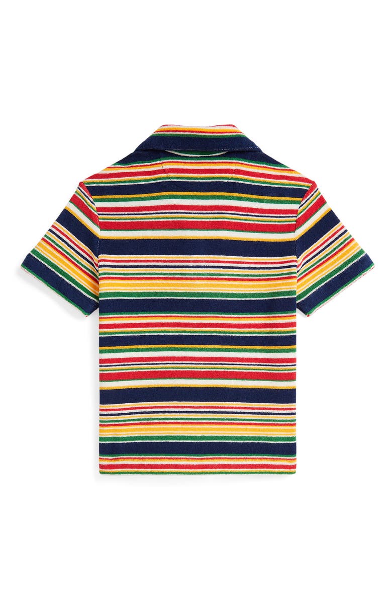 Polo Ralph Lauren Kids' Stripe Cotton Terry Polo, Alternate, color, 