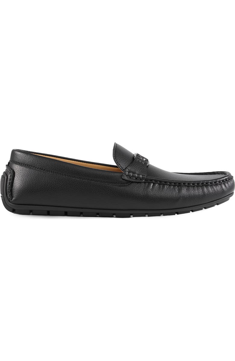 Calvin Klein Felty Moc Toe Driving Loafer, Alternate, color, Black