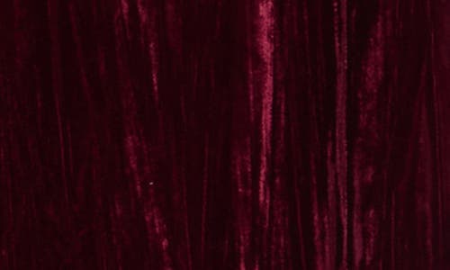 L'agence Velvet Livvy Straight Trousers In Burgundy