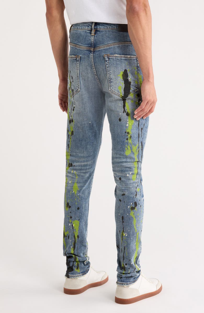 PURPLE BRAND P002 Mid Rise Skinny Jeans, Alternate, color, Green/ Charcoal