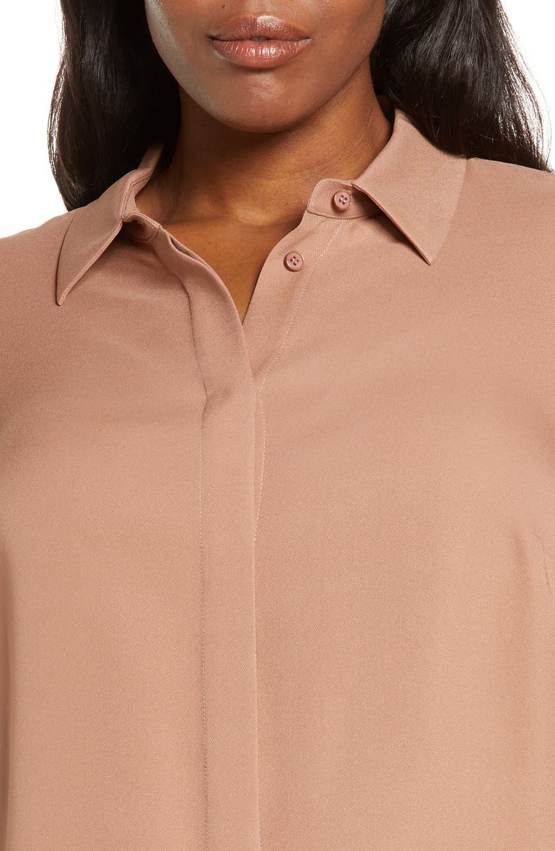 Lafayette 148 New York Scottie Silk Blouse, Alternate, color,