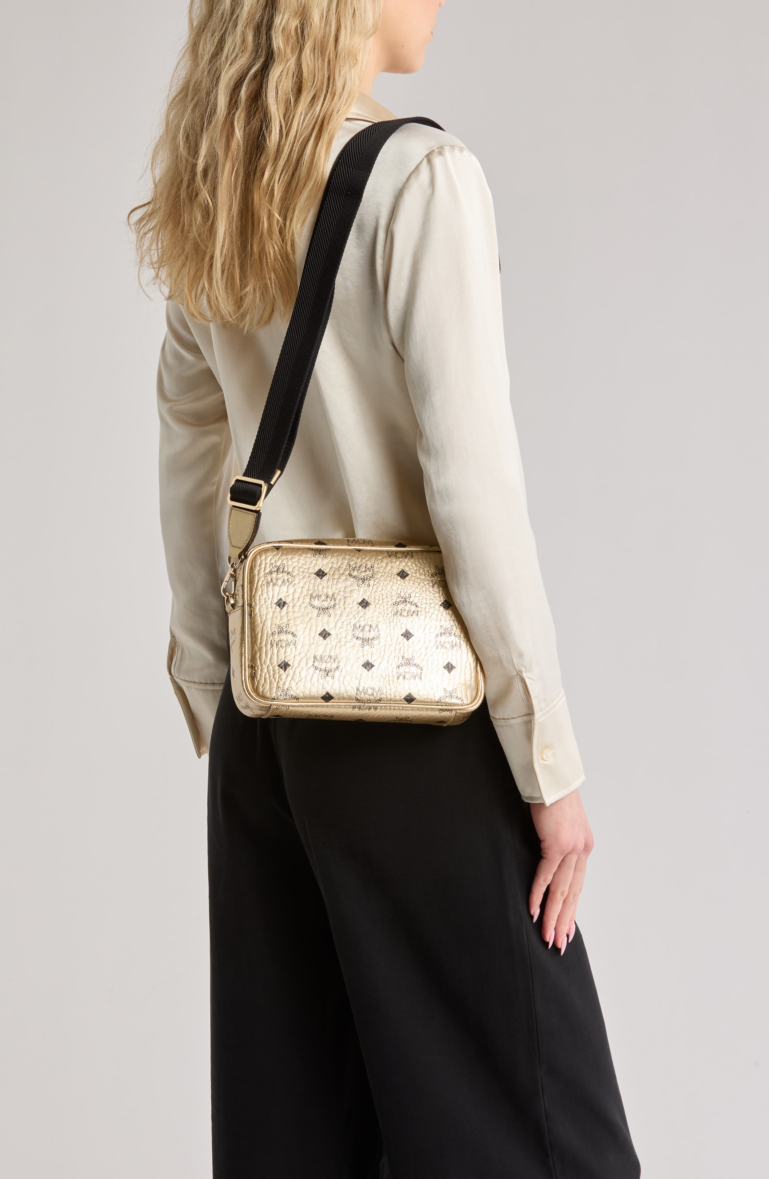 MCM Aren Visetos Crossbody Bag, Alternate, color, 