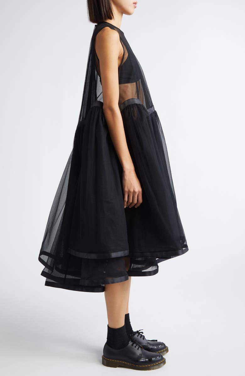 Noir Kei Ninomiya Tulle Dress, Alternate, color,