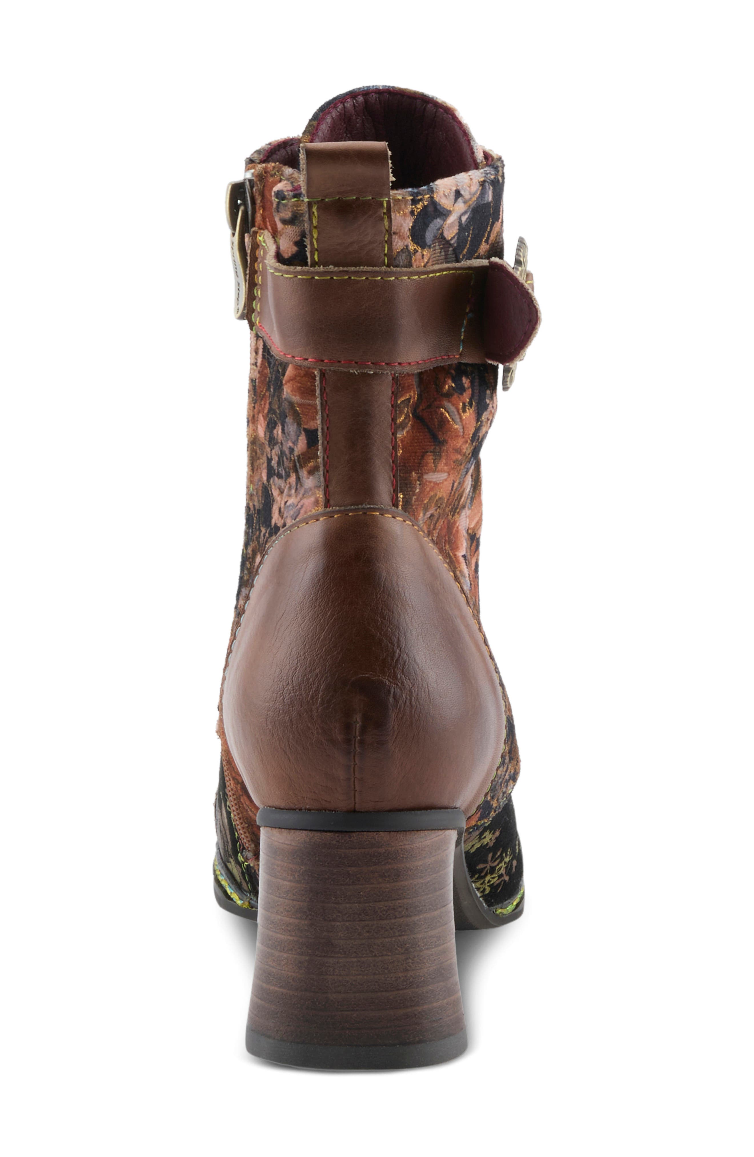 Prettibootie Bootie, Alternate, color, LIGHT BROWN MULTI