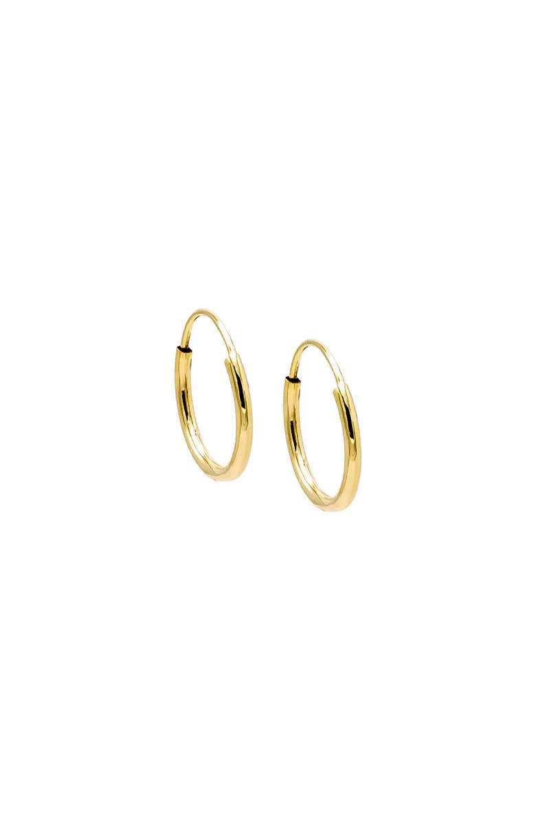 BY ADINA EDEN Solid Endless Hoop Earring 14K, Alternate, color, 