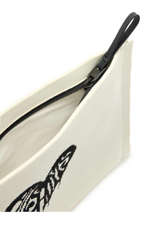 Allsaints Izzy Heart Clutch In White