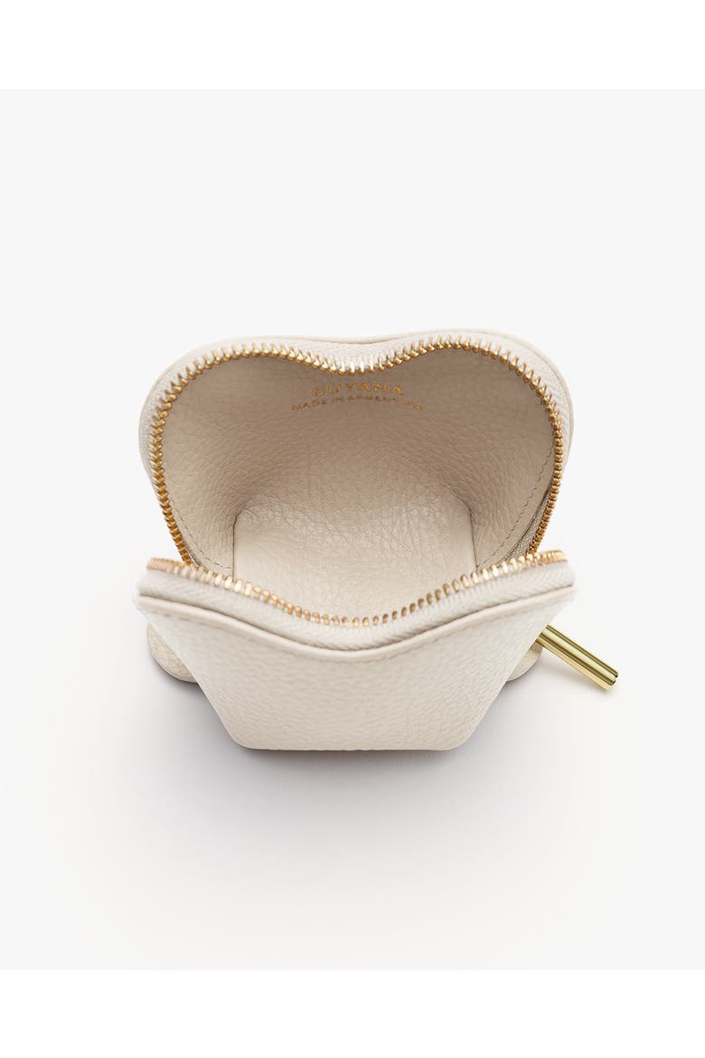 Tiny Heart Case, Alternate, color, Ecru