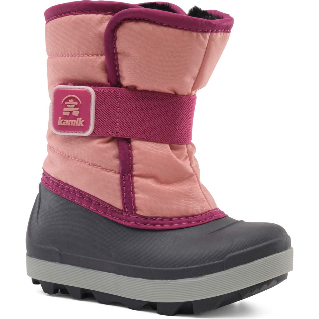 Kamik Kids' Snowbug 7 Waterproof Faux Fur Lined Boot in Pink  product