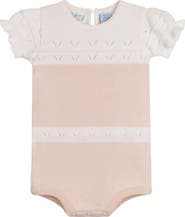 Feltman Brothers Cotton Pointelle Contrast Bodysuit