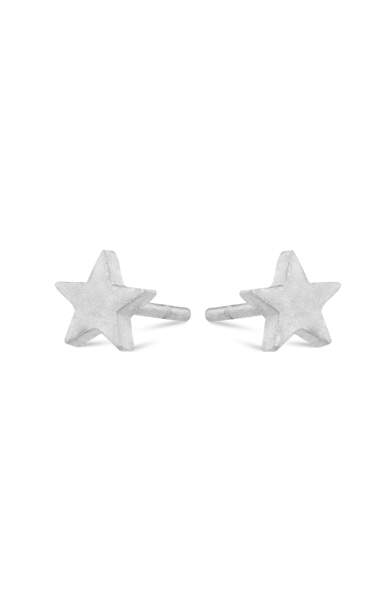 7879 Star Stud Earrings, Alternate, color, Platinum