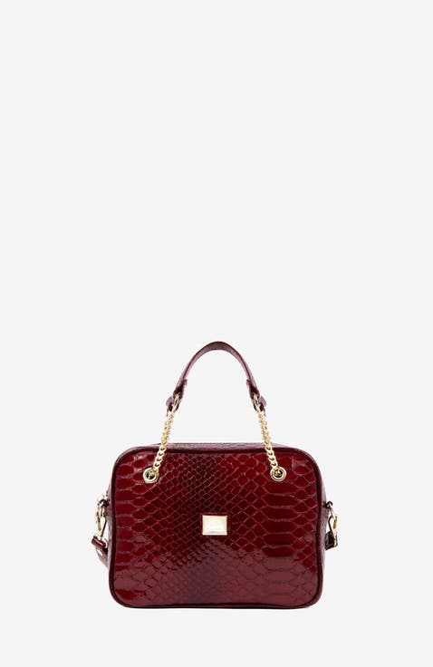 Gallop 512 Patent Leather Handbag