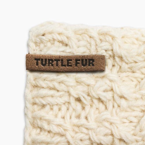 Turtle Fur Mika Wool Fingerless Mittens In Gray