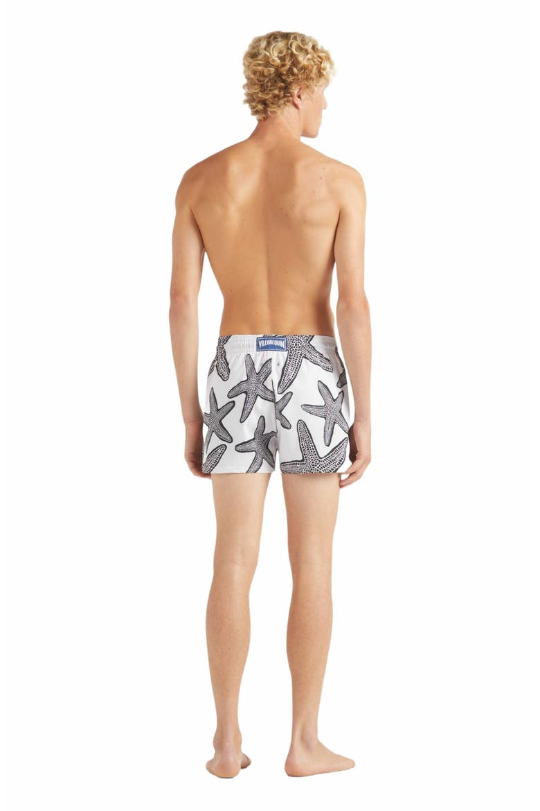 Men's Starlette Short Swim Shorts, Alternate, color, BLANC