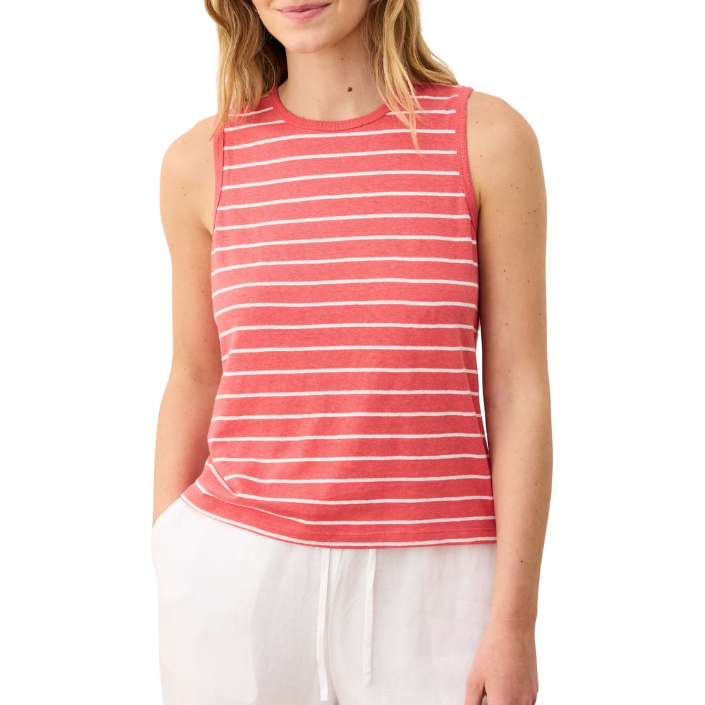 Shop Marine Layer Stripe Hemp & Cotton Blend Tank